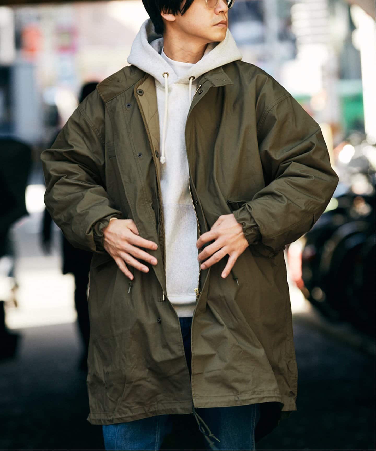 keiさん専用のCOMOLI モッズコート フード付き オリーブ keiさん専用の