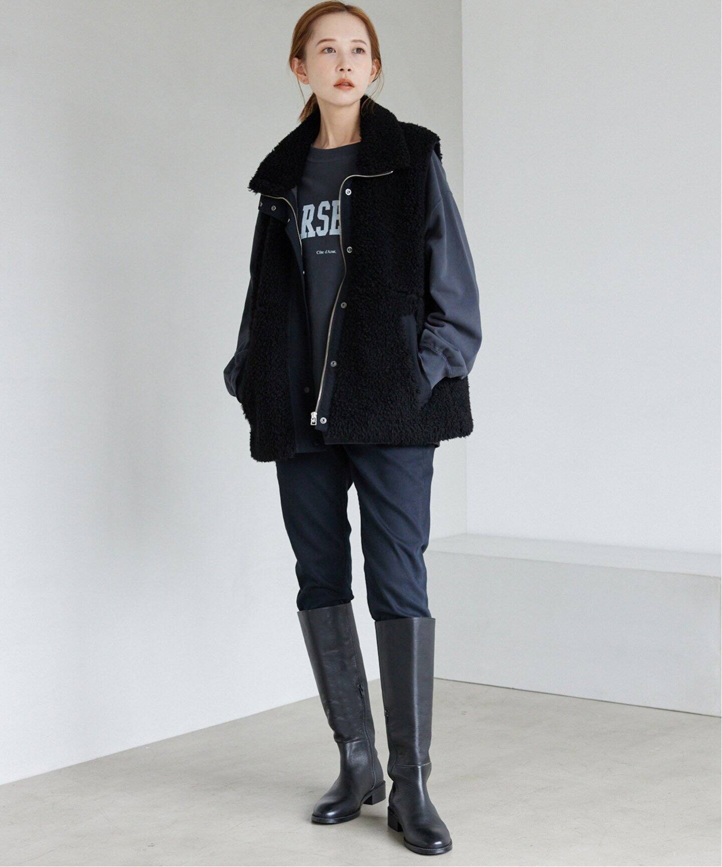 追加》【REMME/レメ】 BASIC ロングブーツ（ロングブーツ）｜SLOBE