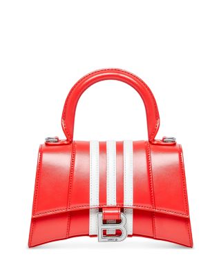 Balenciaga X Adidas Hourglass XS Leather Top Handle Bag