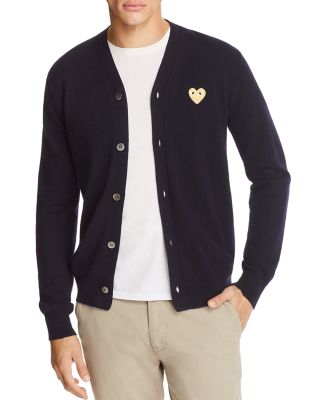 Comme Des Garcons PLAY Gold Heart Cardigan Sweater | Bloomingdale's
