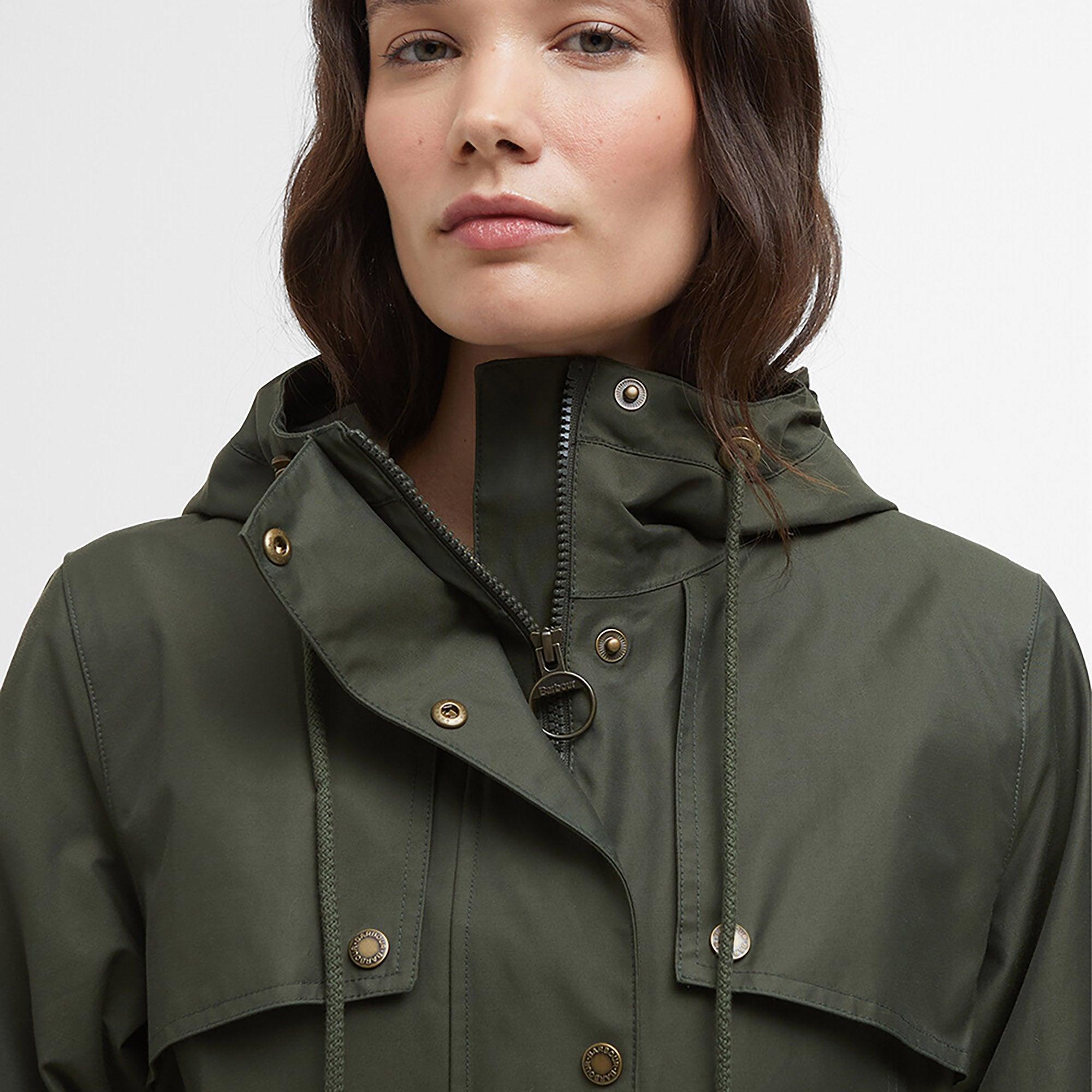Barbour Women's Maple Waterproof Jacket - Olive/Ancient Tartan