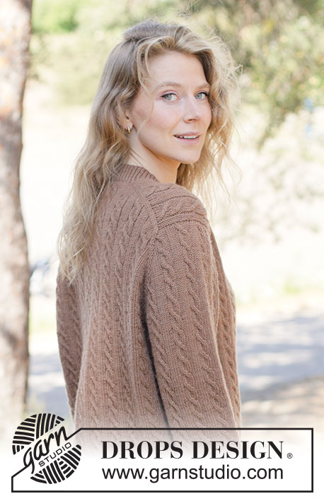 Walnut Dreams Sweater / DROPS 262-3 - Free knitting patterns by