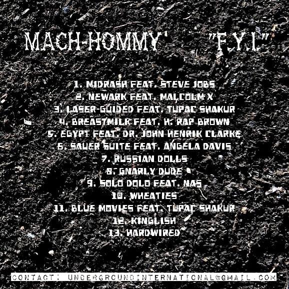 Mach-Hommy - F.Y.I. Lyrics and Tracklist | Genius