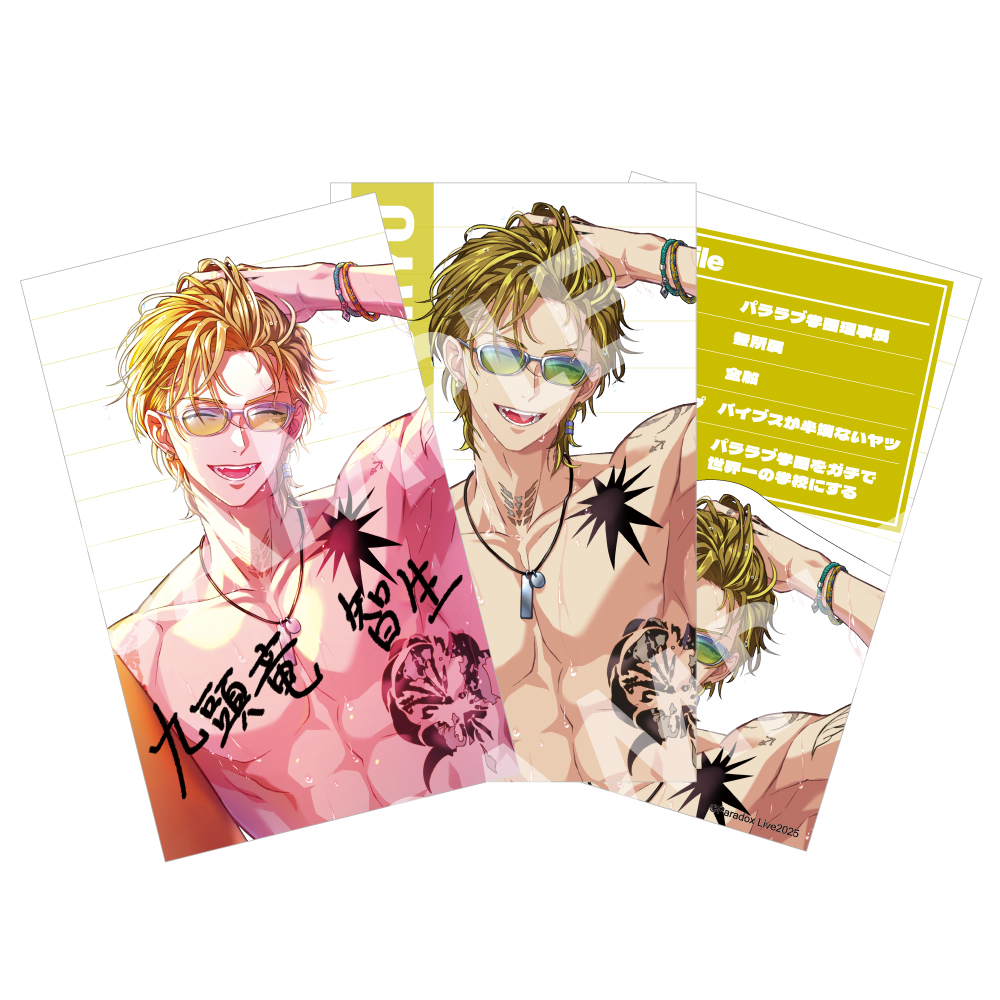 Paradox Live 真夏の幻影 トレーディングプロフィールカード B【アニメ