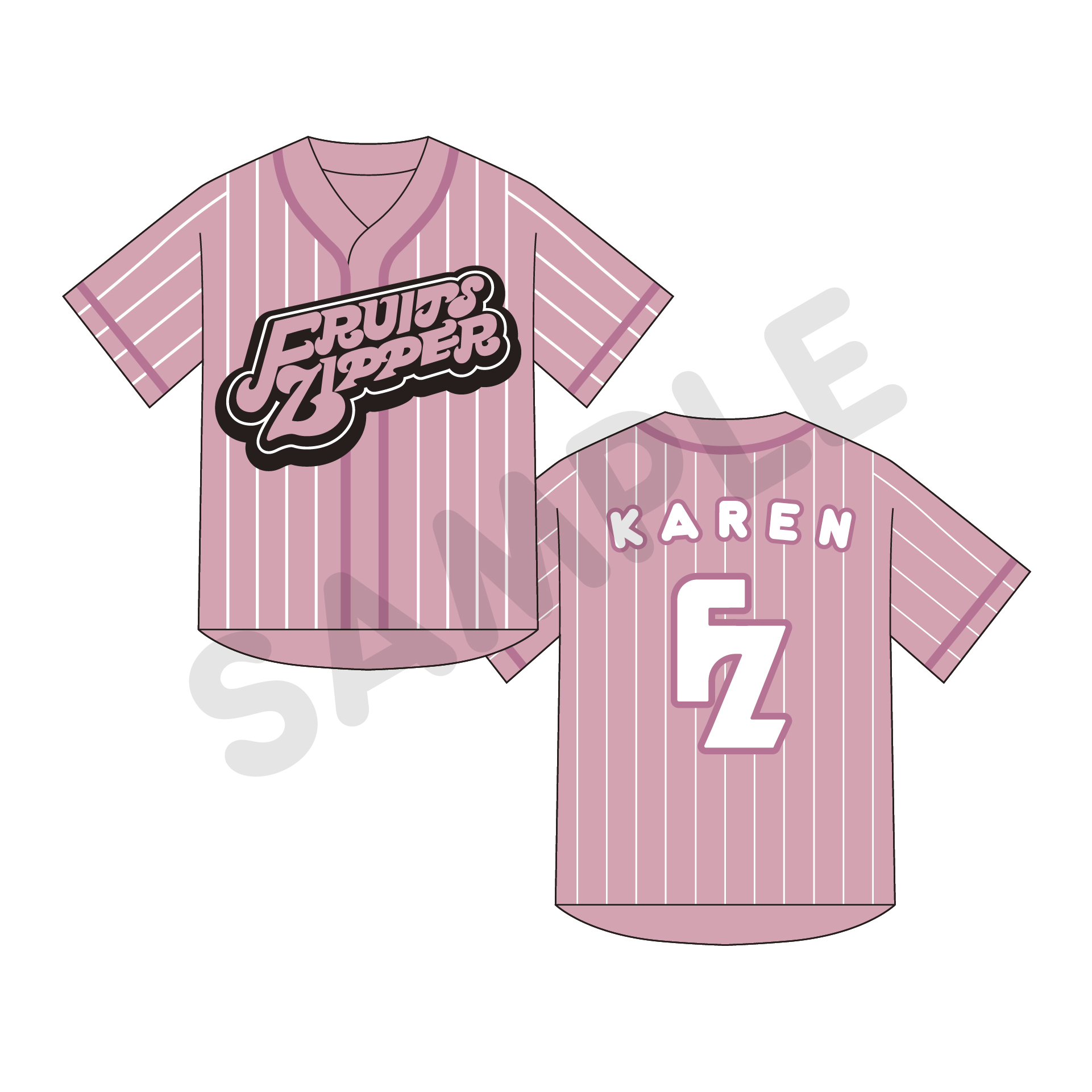 FRUITS ZIPPER OSHI API UNIFORM【ASOBIMALL(アソビモール)】