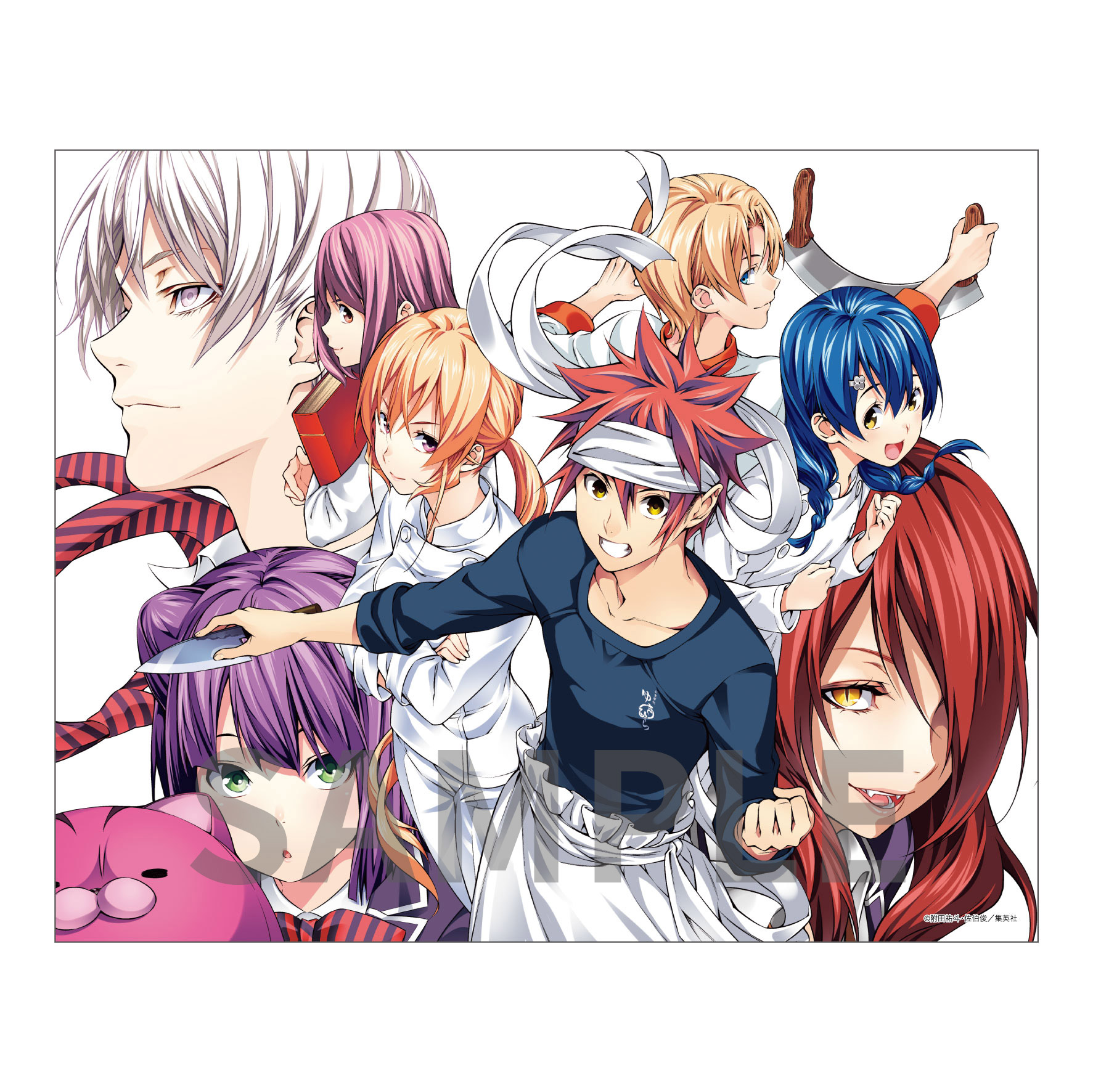 食戟のソーマ「遠月学園祭」フルカラーアートボード WHITE【KOTOWARI