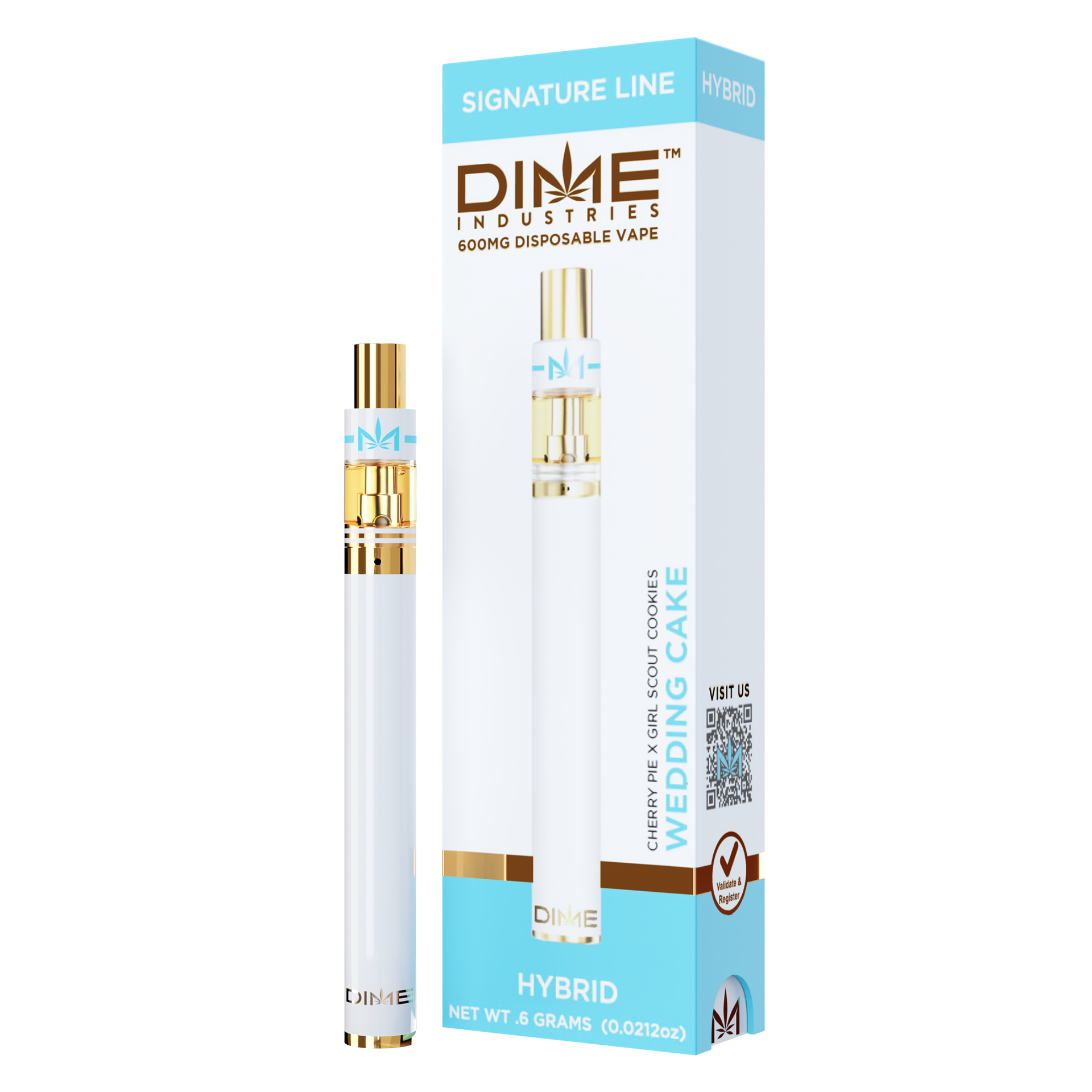 DIME Wedding Cake Signature AIO - 1g All-In-One Vaporizers same