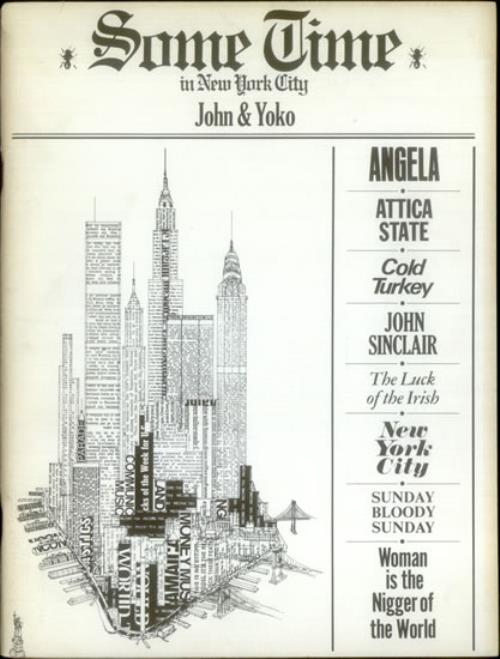 John Lennon Sometime In New York City US sheet music (541709) SONG