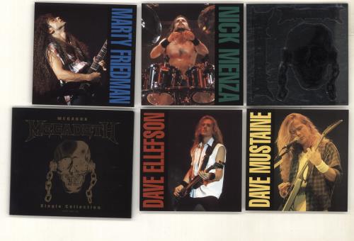 Megadeth Megabox Single Collection Japanese Promo CD Single Box