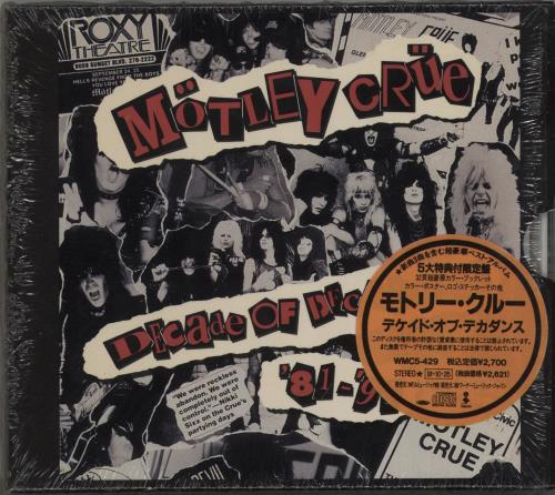Motley Crue Decade Of Decadence Japanese Promo CD album (CDLP