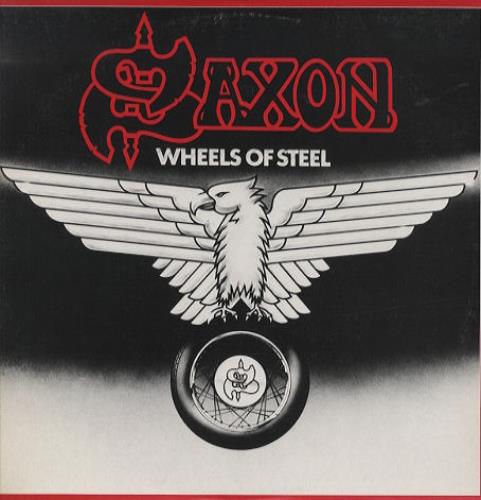 Saxon Wheels Of Steel Japanese Promo vinyl LP album (LP record