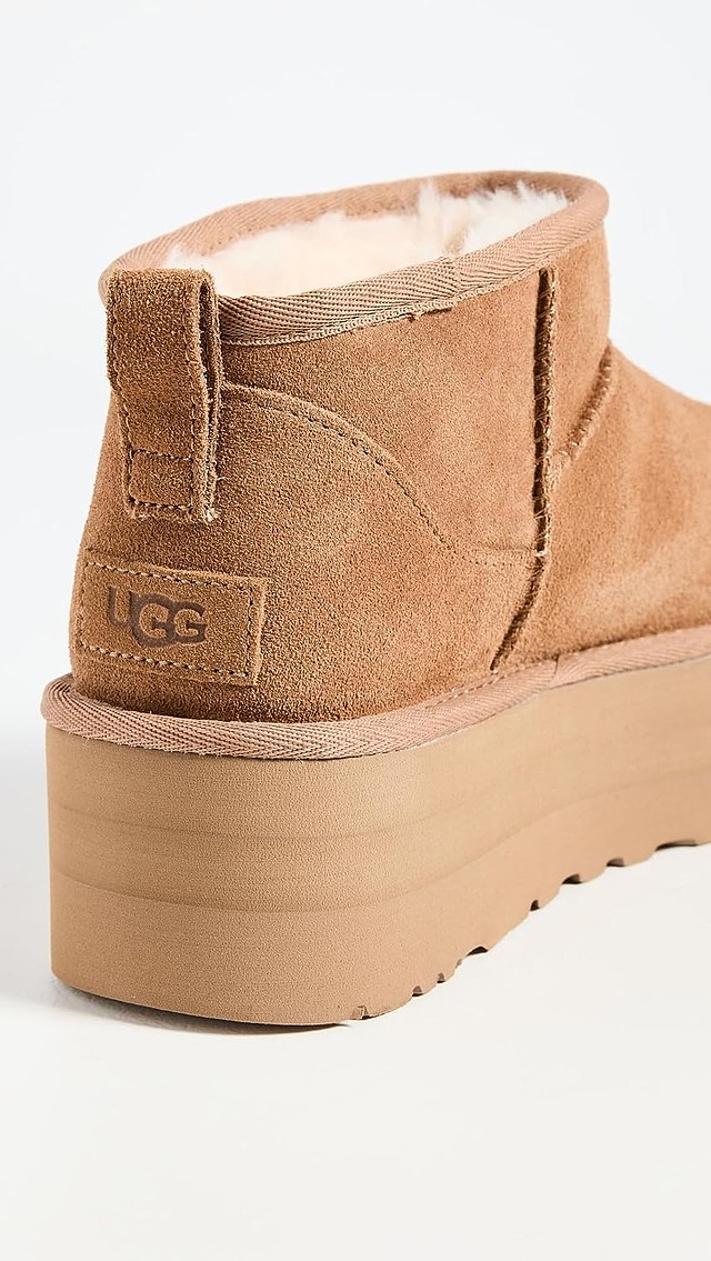 UGG Classic Ultra Mini Platform Boots Chestnut New | eBay