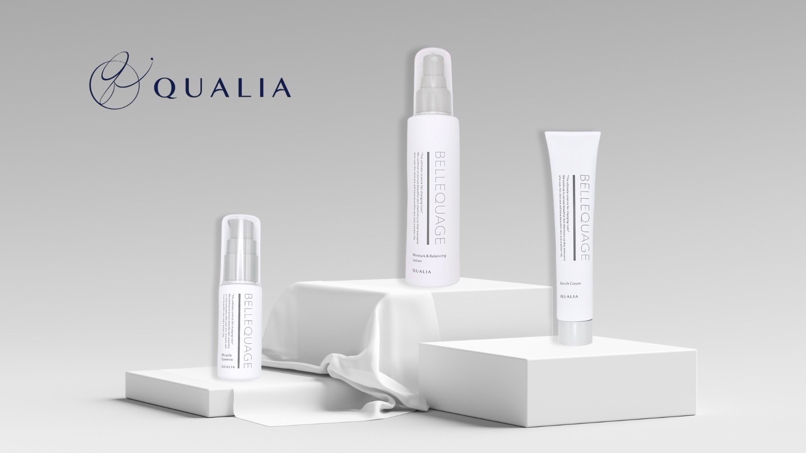 QUALIA、ヒト幹細胞培養液スキンケアが好調 スキンケア「ベルク