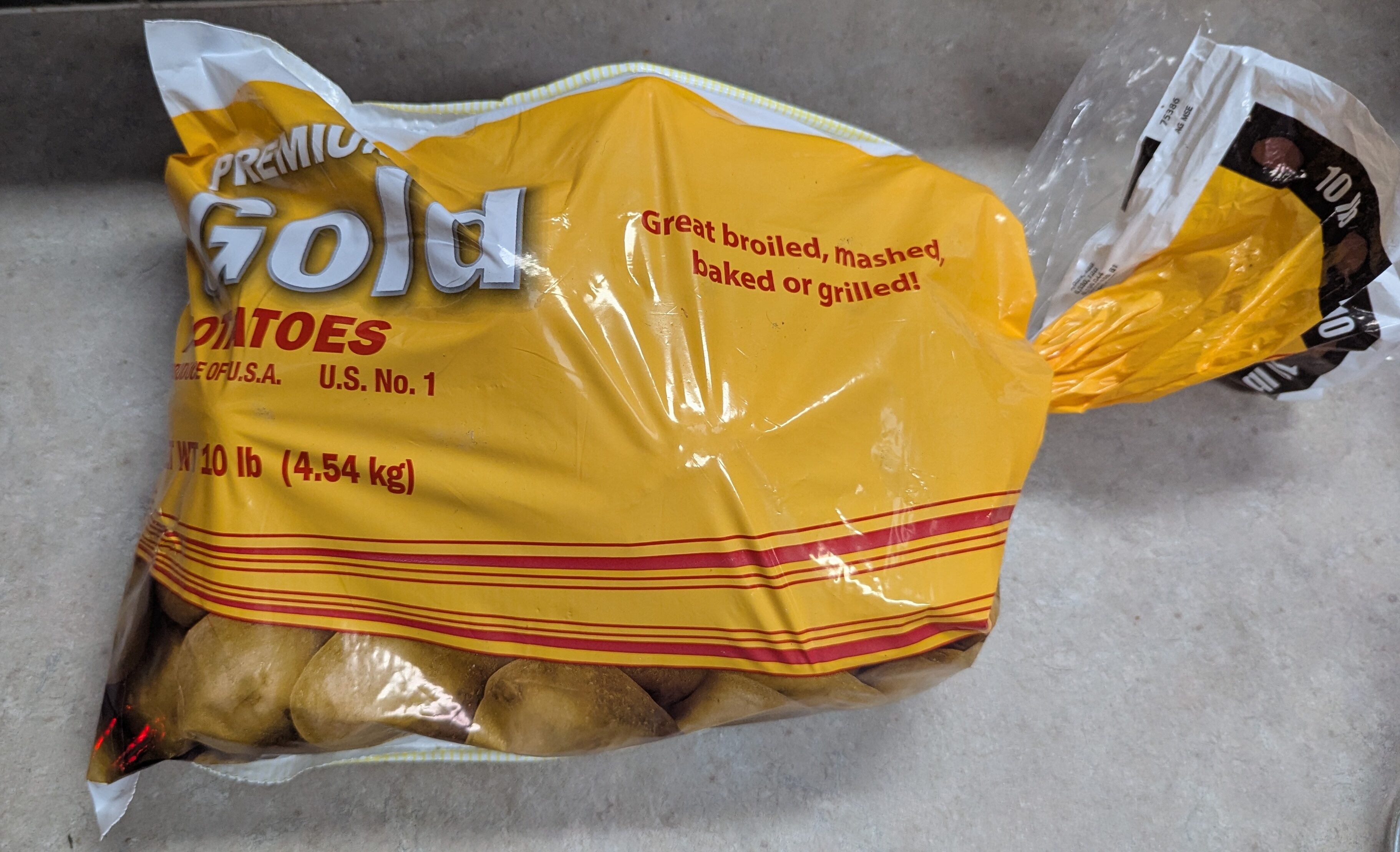 Premium Gold Potatoes – – 10 pounds