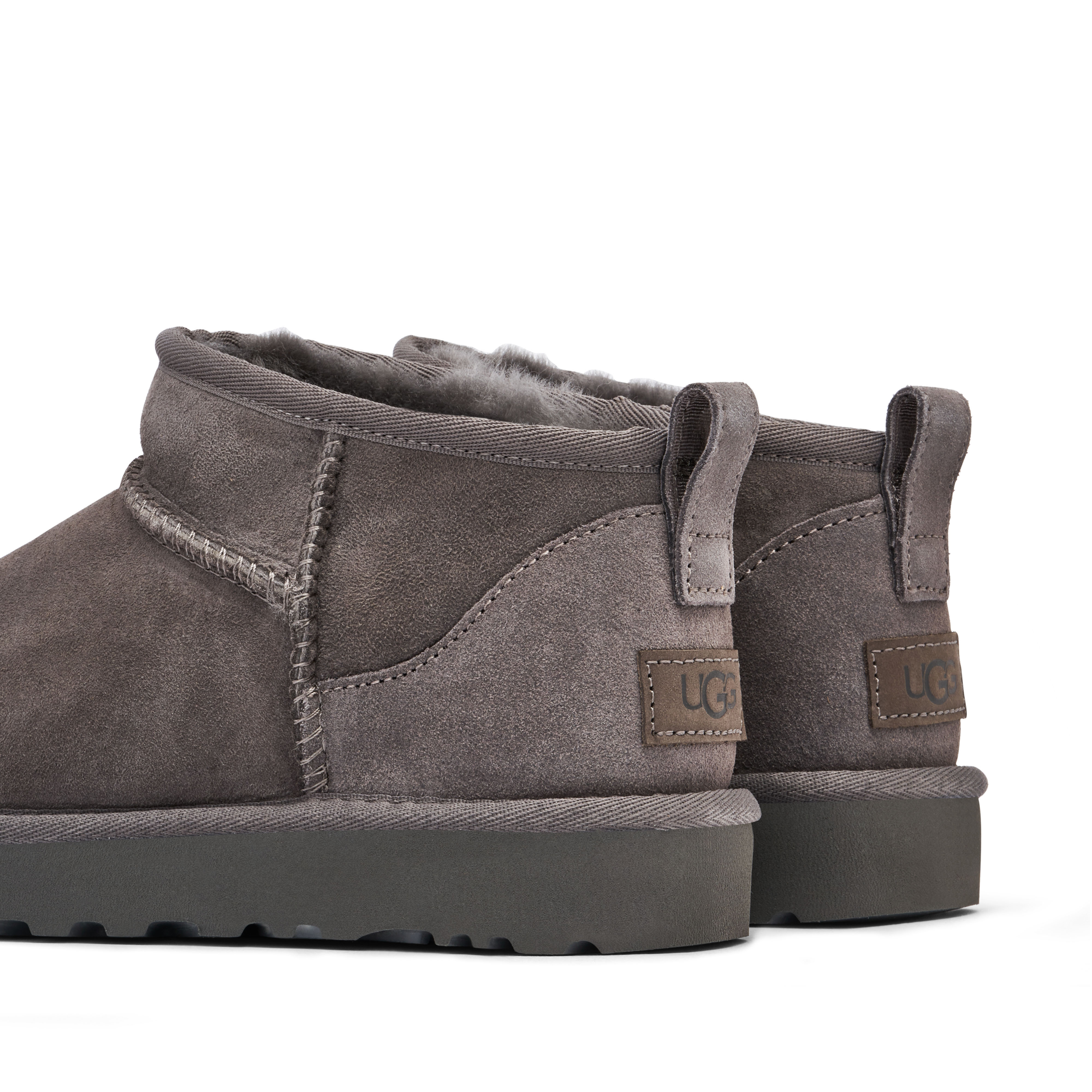 UGG Classic Ultra Mini Boot Grey Womens | 1116109-GREY | Laced