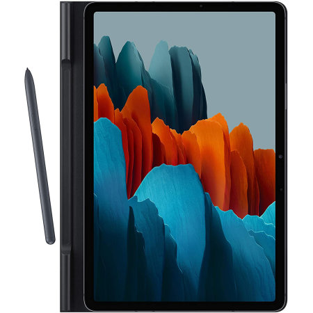 Official Samsung Galaxy Tab S7 Book Cover Case - Black