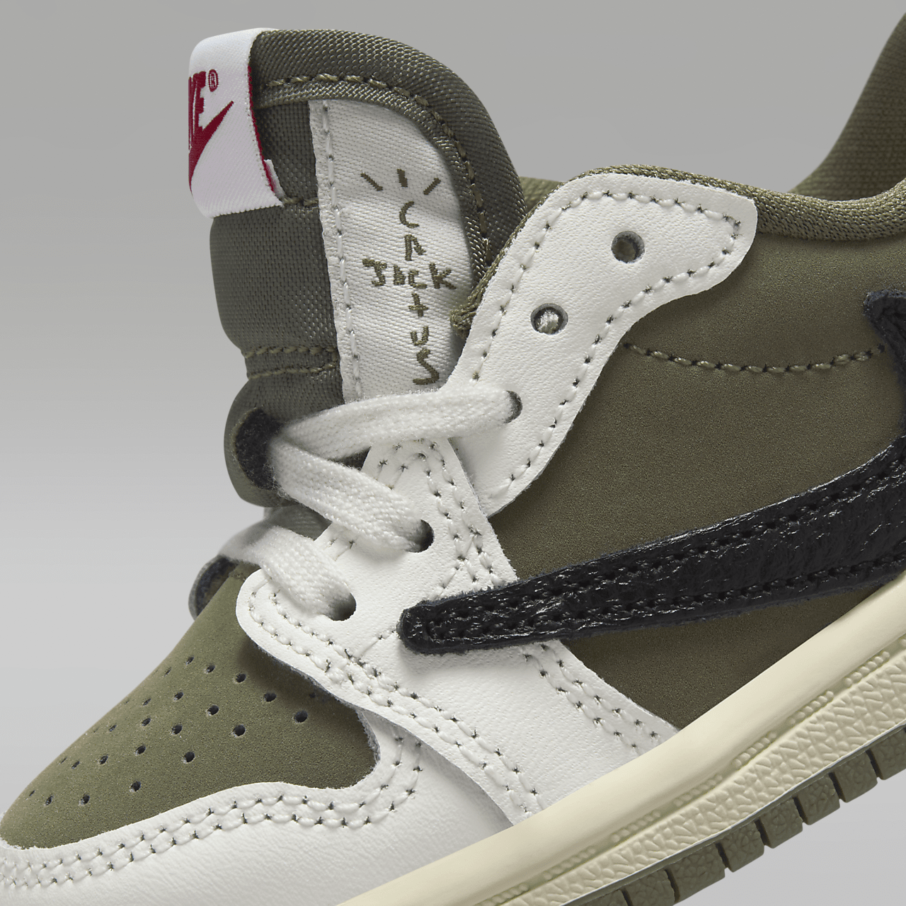 Travis Scott x Air Jordan 1 Low OG SP TD Medium Olive DO5441-200