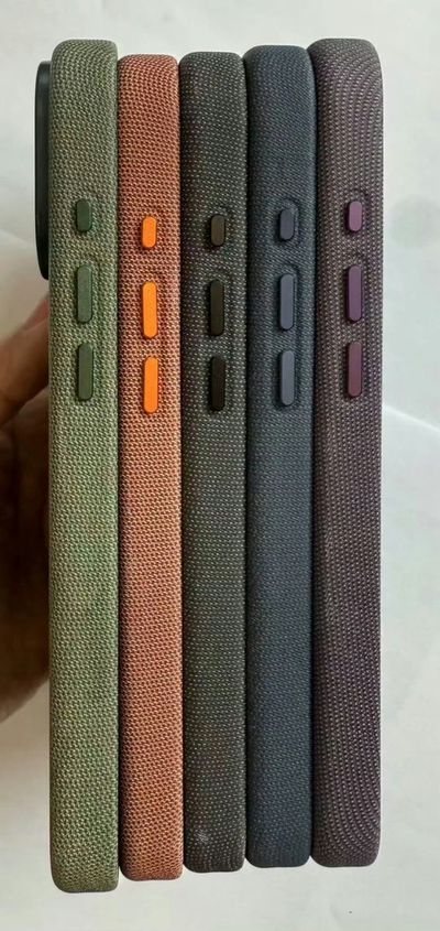 Colors for Alleged 'TechWoven' iPhone 17 Cases Shown Off in New