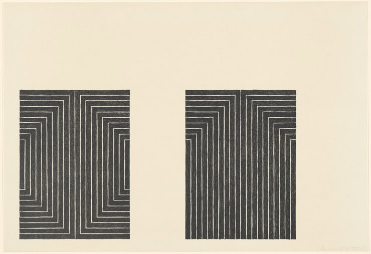 Frank Stella, Marriage of Reason and Squalor, from Black Series I