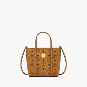 Mini Toni トップジップ ショッパーバッグ - ヴィセトス ベージュ