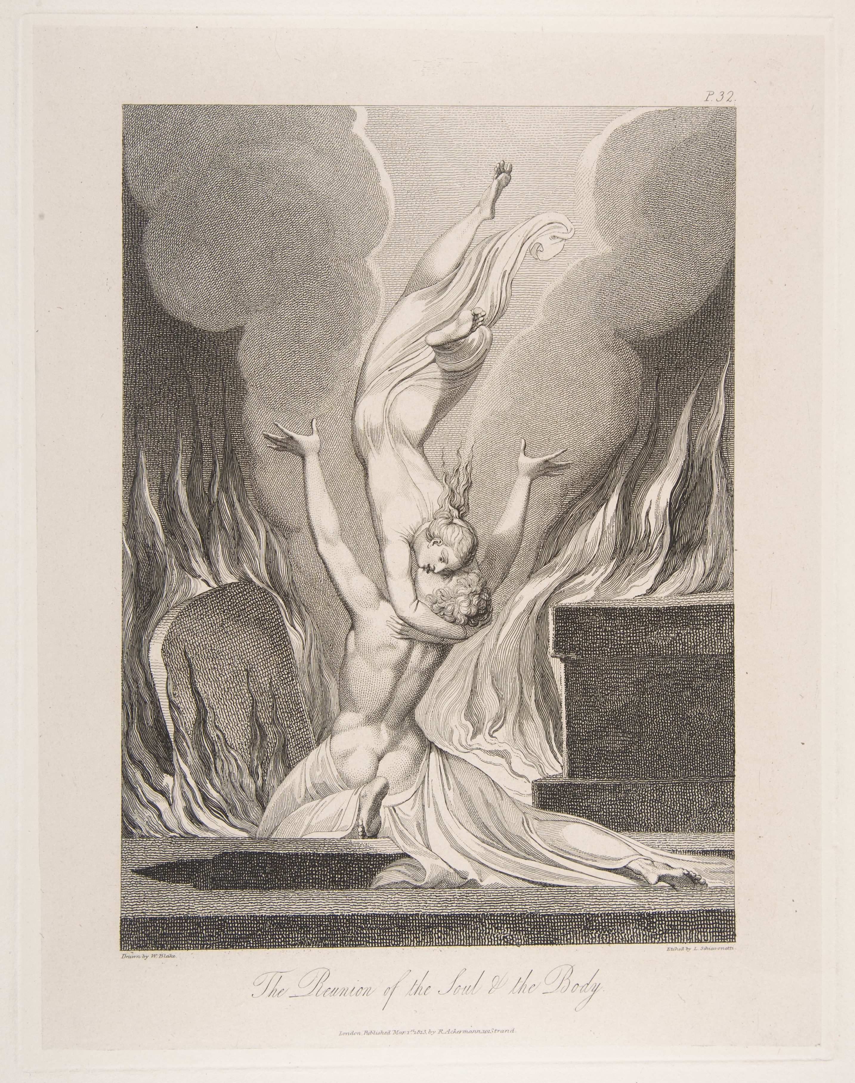 After William Blake - The Reunion of the Soul & the Body, from
