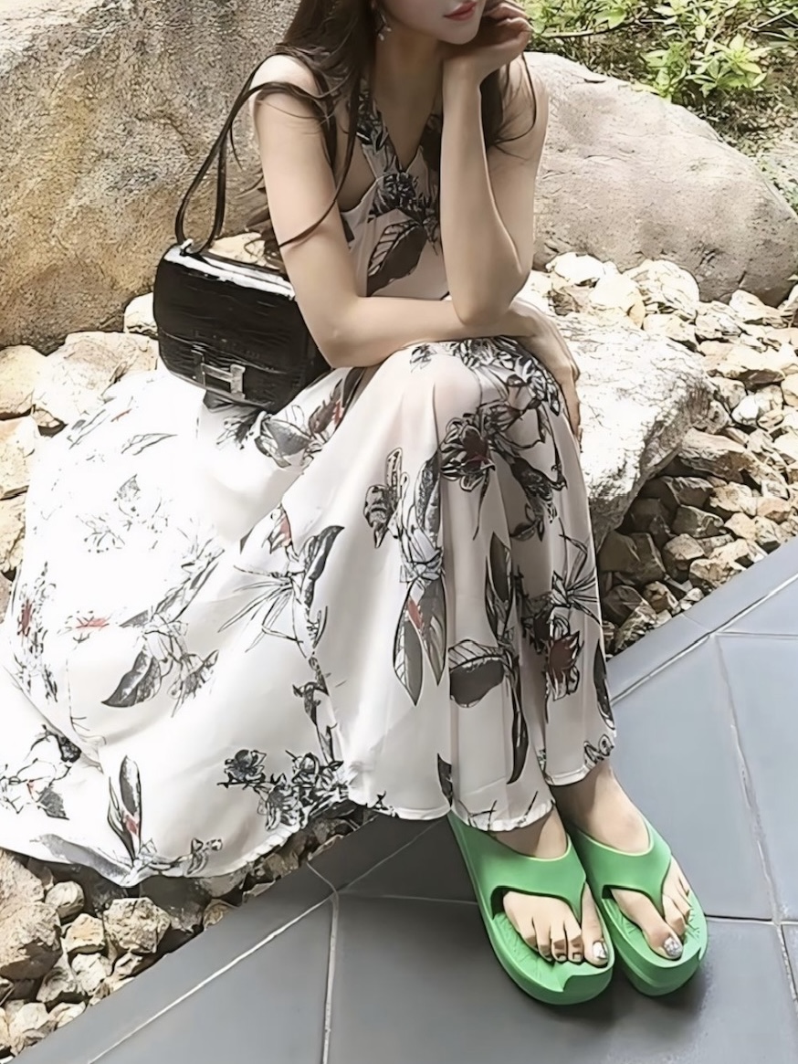 イージーサンダル ライトグリーン | Racbaki