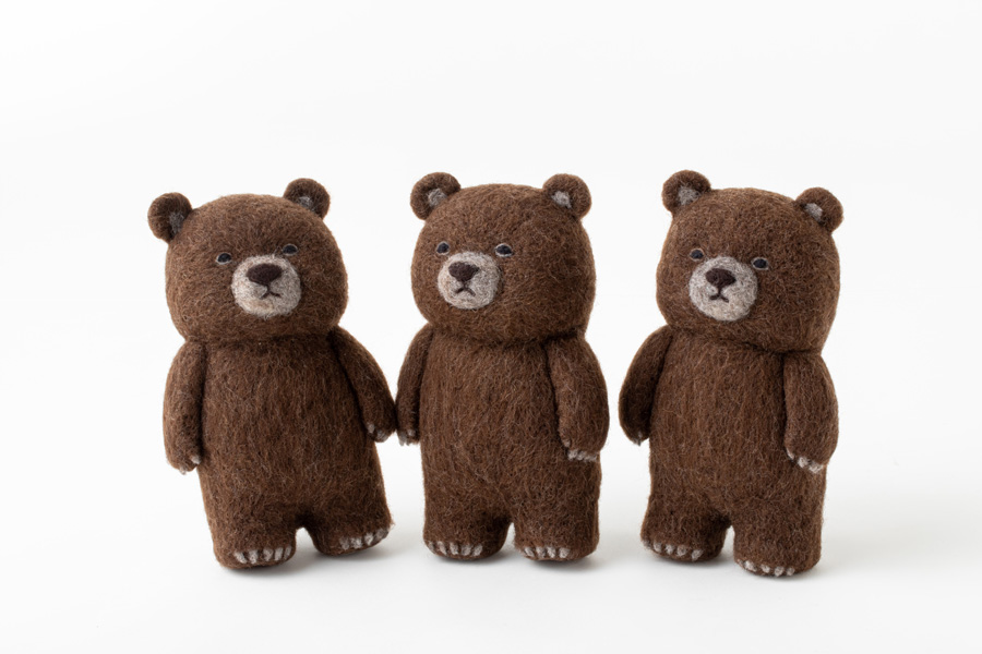 ちくちくフェルトのくまSHOP | 生活のたのしみ展2022