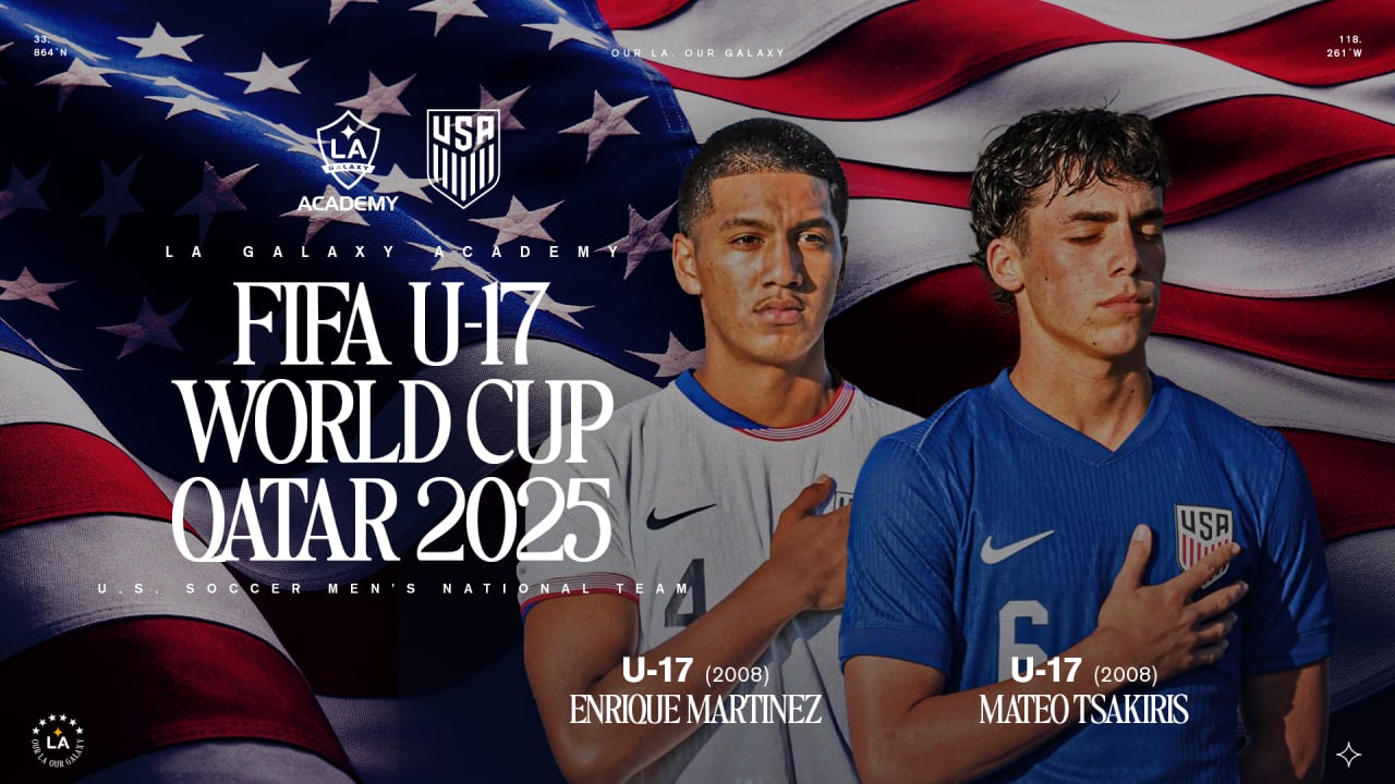 Martinez and Tsakiris Named to FIFA U-17 World Cup Roster | LA Galaxy