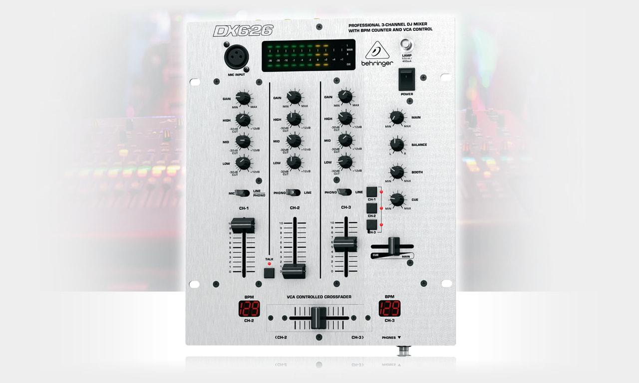 Behringer DX-626 Pro 3-Channel DJ Mixer - buy online | USA