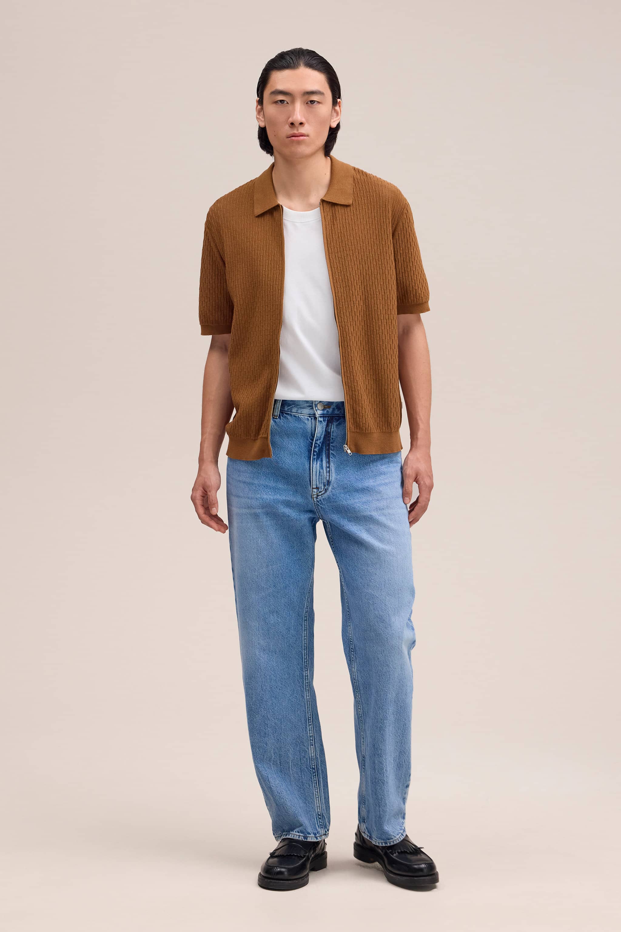 Gustav 60016 men's cardigan - Cinnamon - Buy online at NN.07®