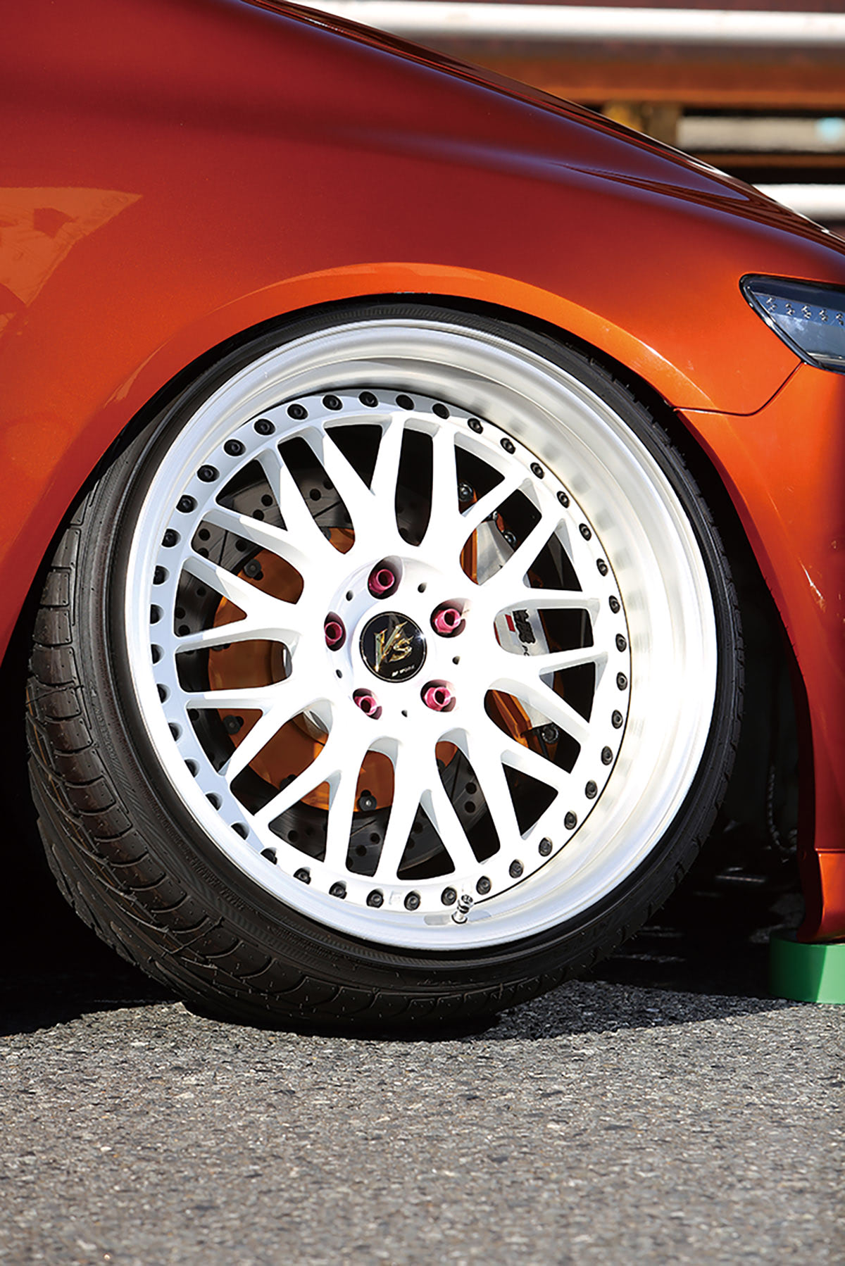 生足＆この車高で走りマス!!】深リム、鬼キャン、激低車高を極めた地面