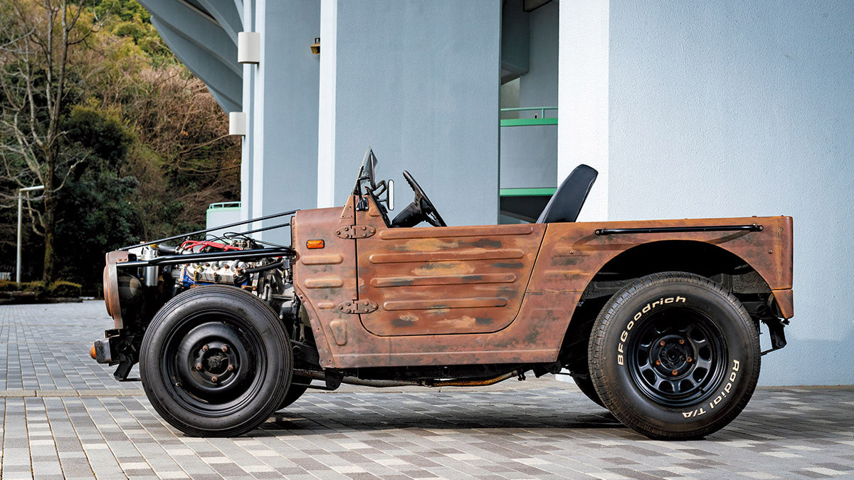 SJ10のラットロッド!?】奇想天外な発想ながら、完成度はさすがのひと言