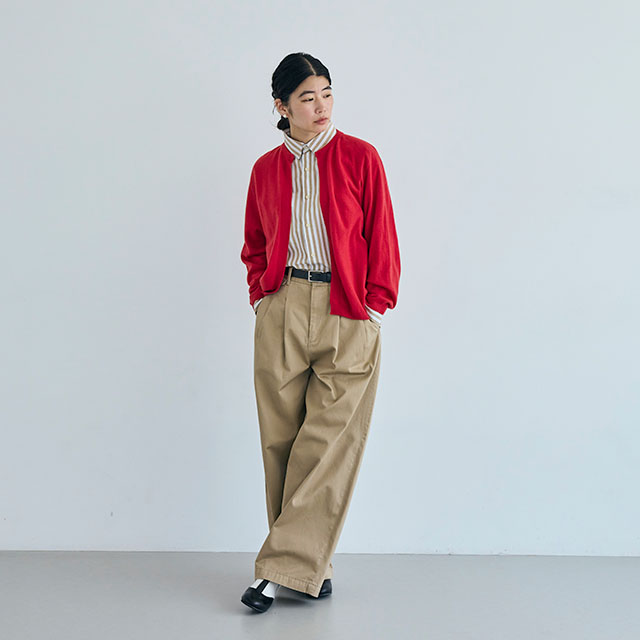 ウールカシミヤのカーディガン｜衣料品｜中川政七商店 公式サイト