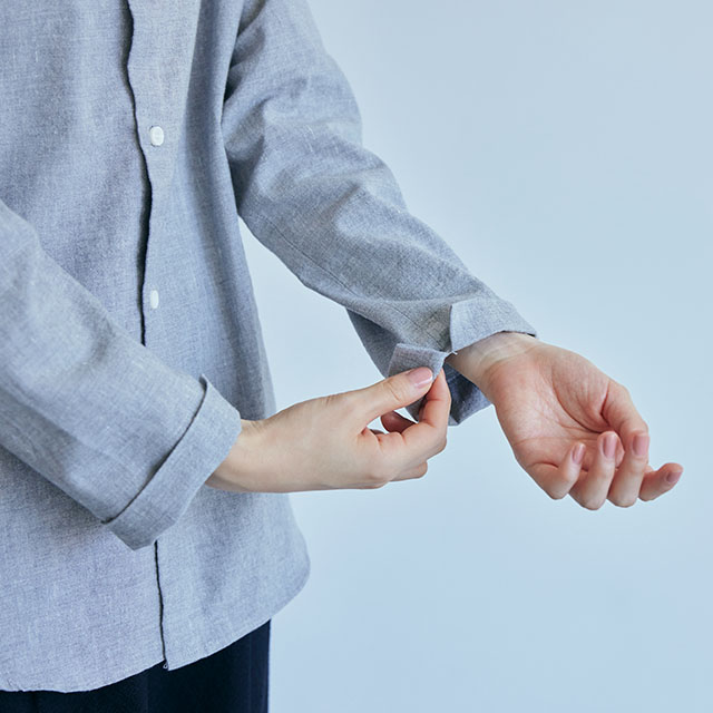 綿麻ラグランワークシャツ｜衣料品｜中川政七商店 公式サイト