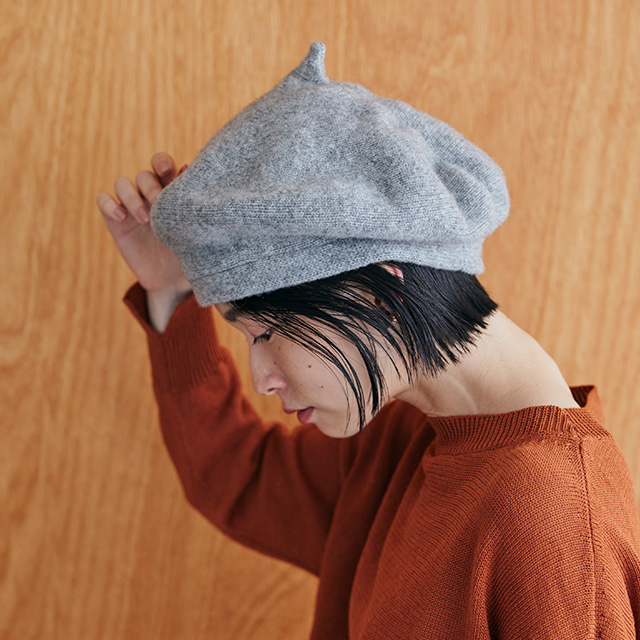 ふんわりウールのベレー帽｜服飾品｜中川政七商店 公式サイト