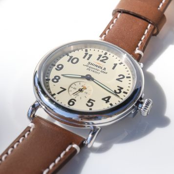 Silver Two Eye Chrono Watch by Shinola - NEWTWIST
