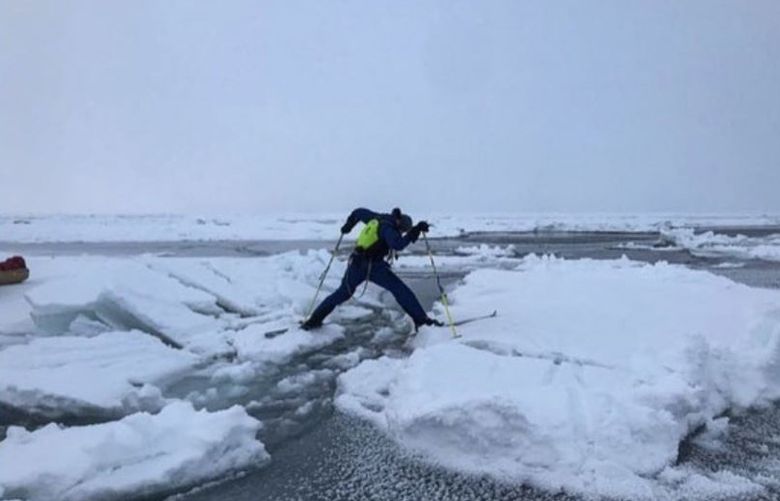We are here to ski across the Arctic Ocean': Dispatches from Mike