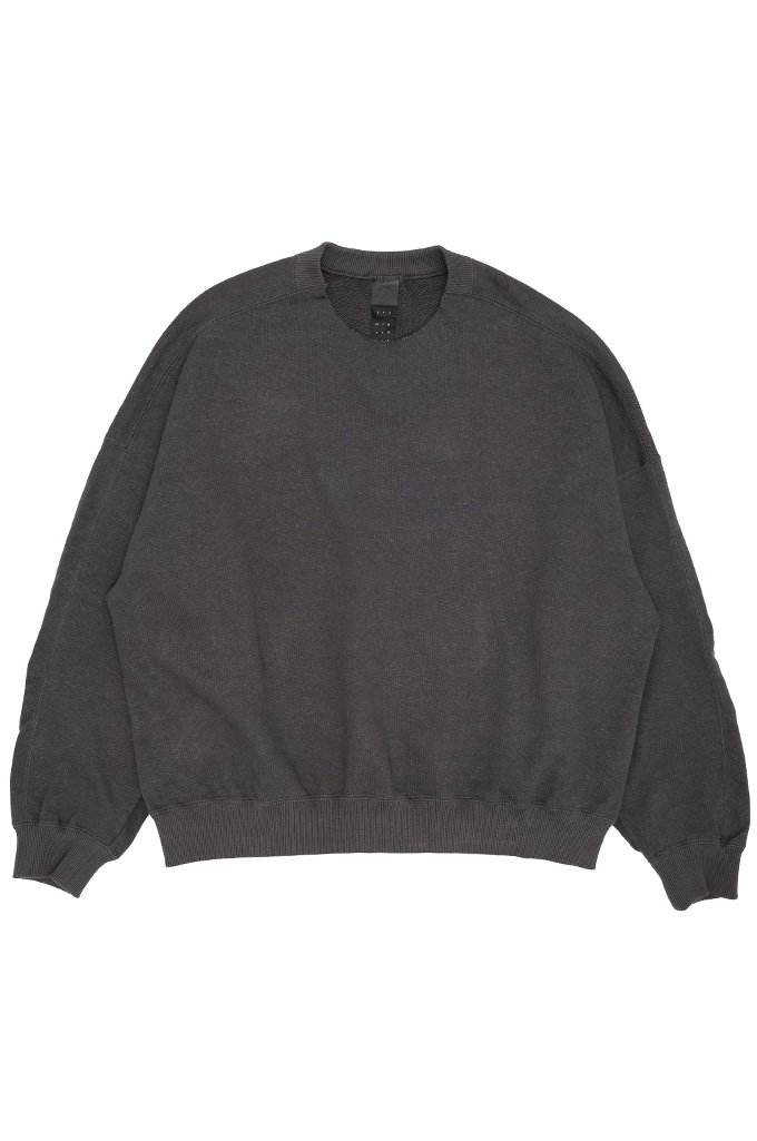 The Viridi-anne Heavyweight Crewneck Sweater - Charcoal