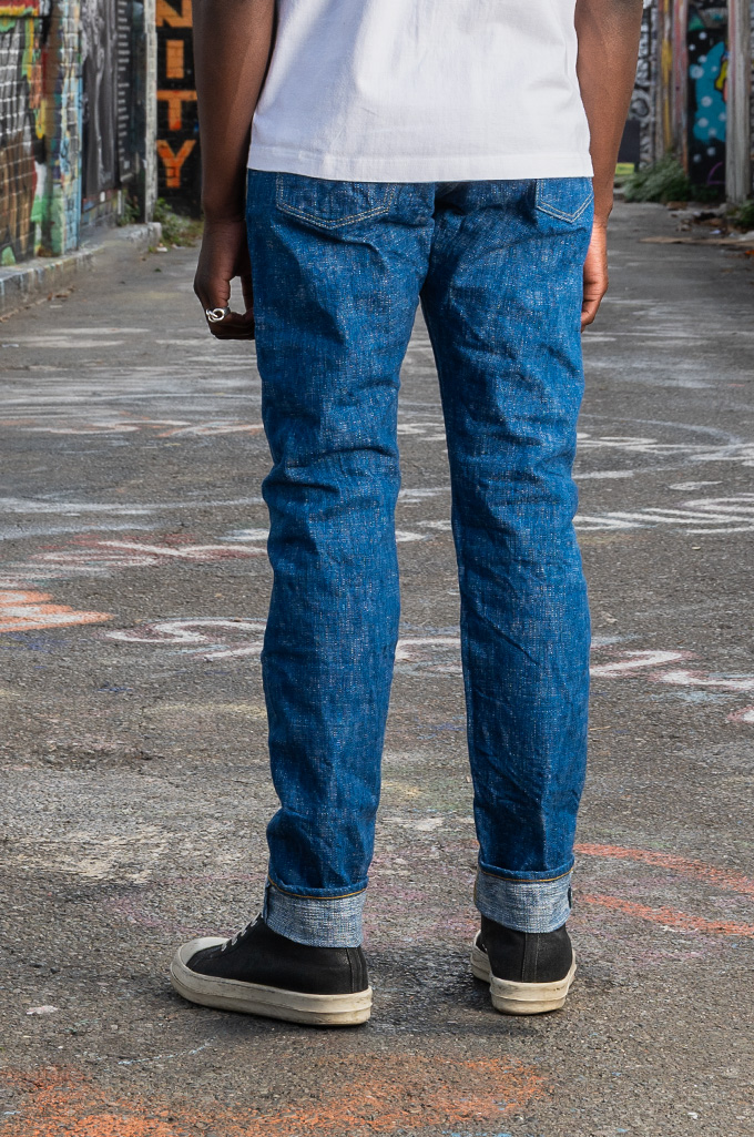 Samurai S211XX17oz-SLB MURAKUMO Light Indigo Slubby 17oz Jeans