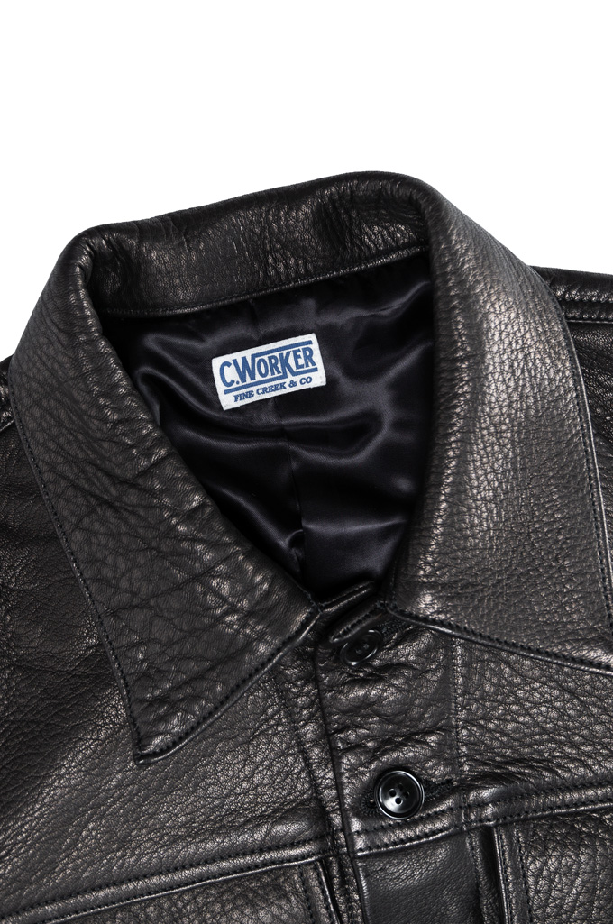 Fine Creek Ban Field Modified Type III Jacket - Black Deerskin