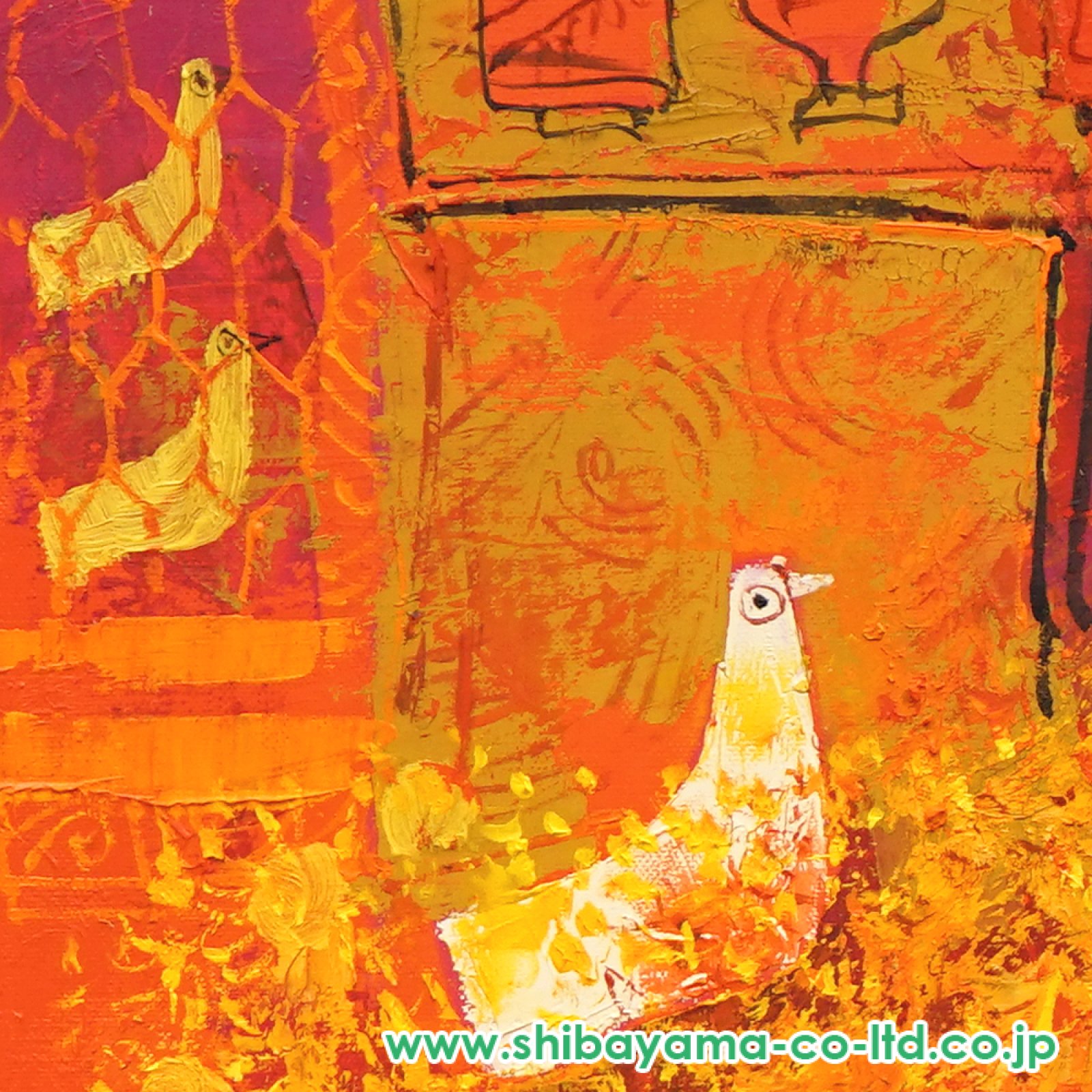 早川義孝「アトリエの中で」油彩 10号 :: 絵画買取・販売 - シバヤマ