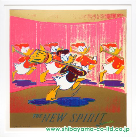 アンディ・ウォーホル「Adsより『THE NEW SPIRIT (DONALD DUCK