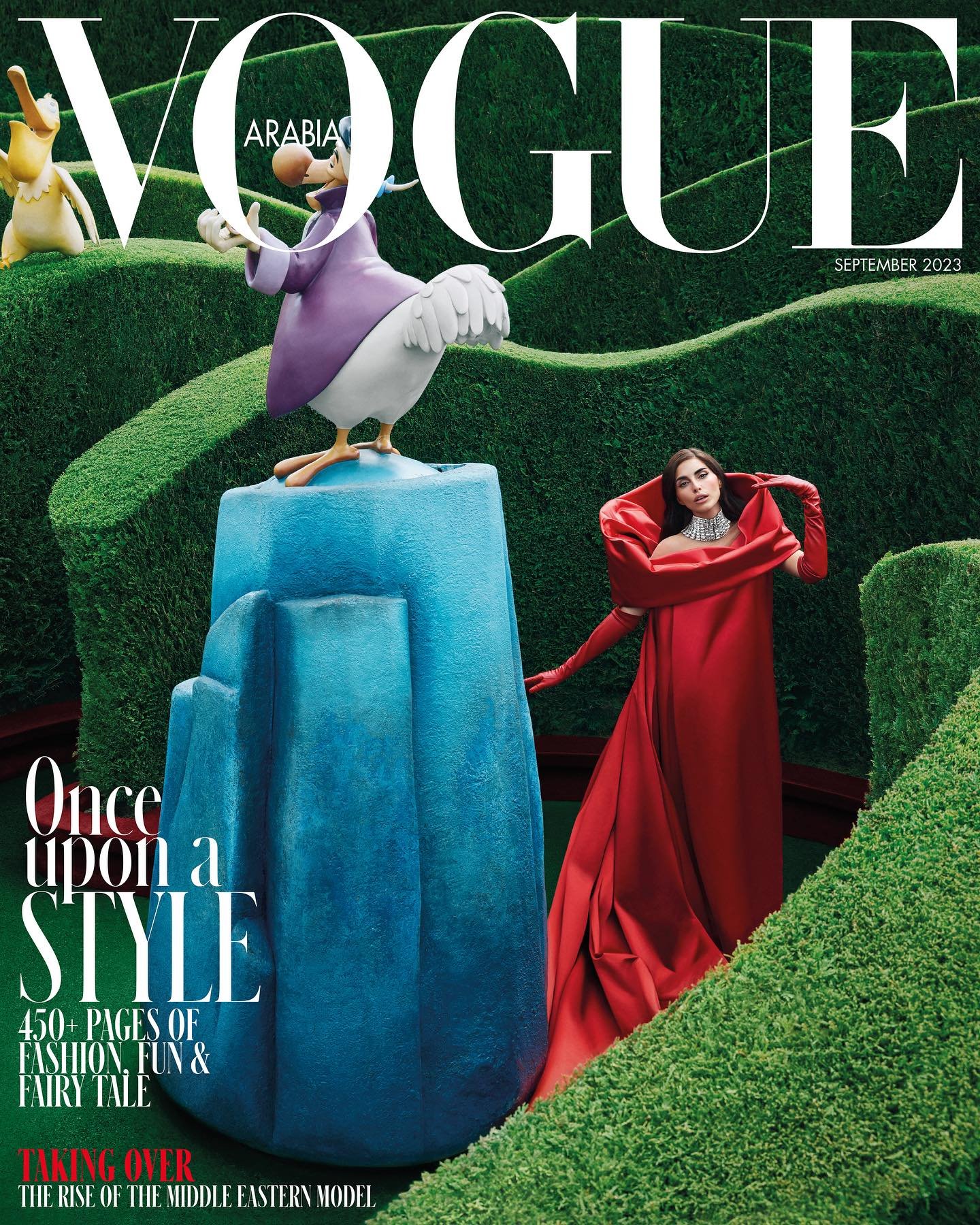 Vogue Arabia 5 Covers in September 'Once Upon a STYLE Issue