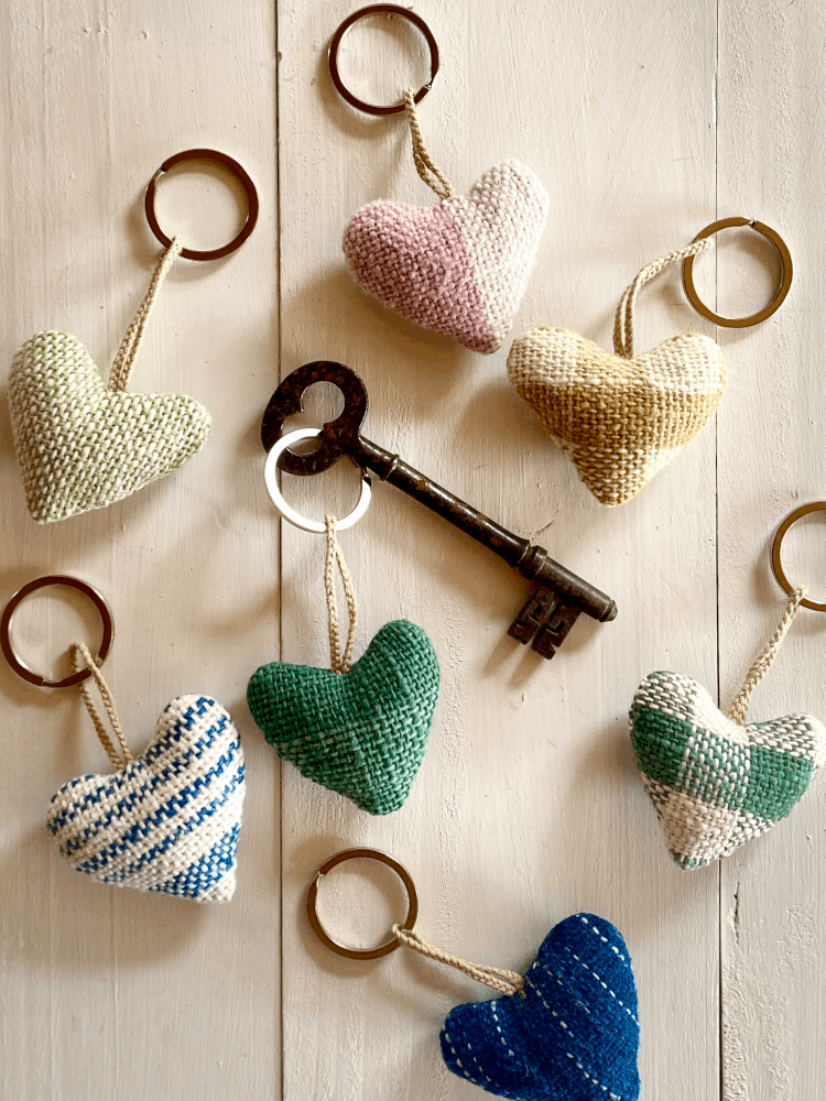 Heart Key Rings — Loom Designs