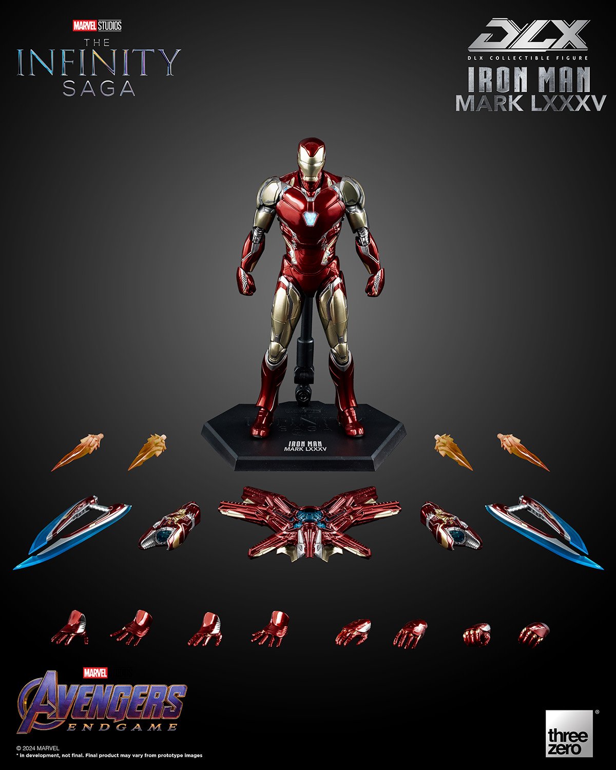 DLX アイアンマン・マーク85」が2/7から予約販売開始！ — THREEZERO