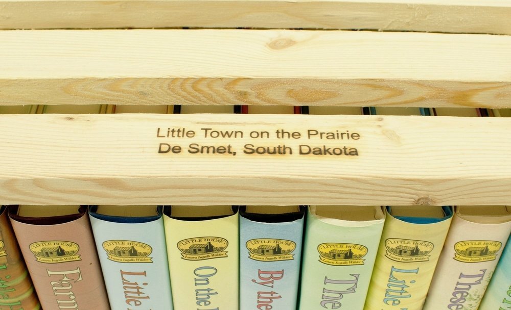 Little House Books Hardcover Set in Wooden Crate — Ingalls Homestead