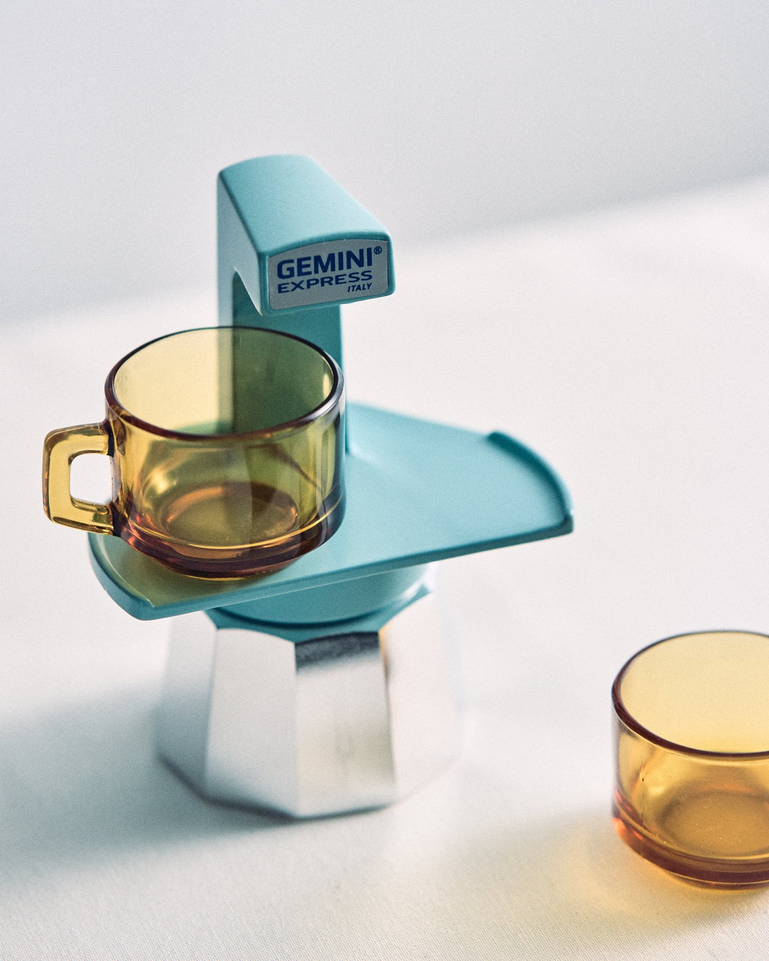Limited Edition Gemini Express Double Moka Pot | Sky Blue — my