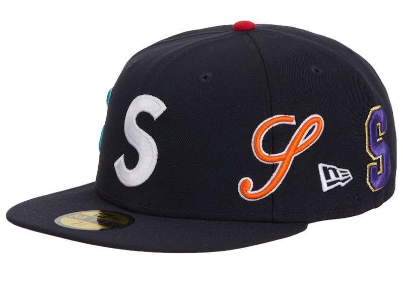 Supreme MLB Teams New York Box Logo New Era 59Fifty Fitted Cap