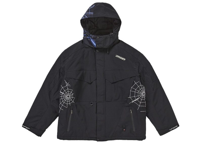 Supreme Spyder Technical Jacket Black Men's - GB