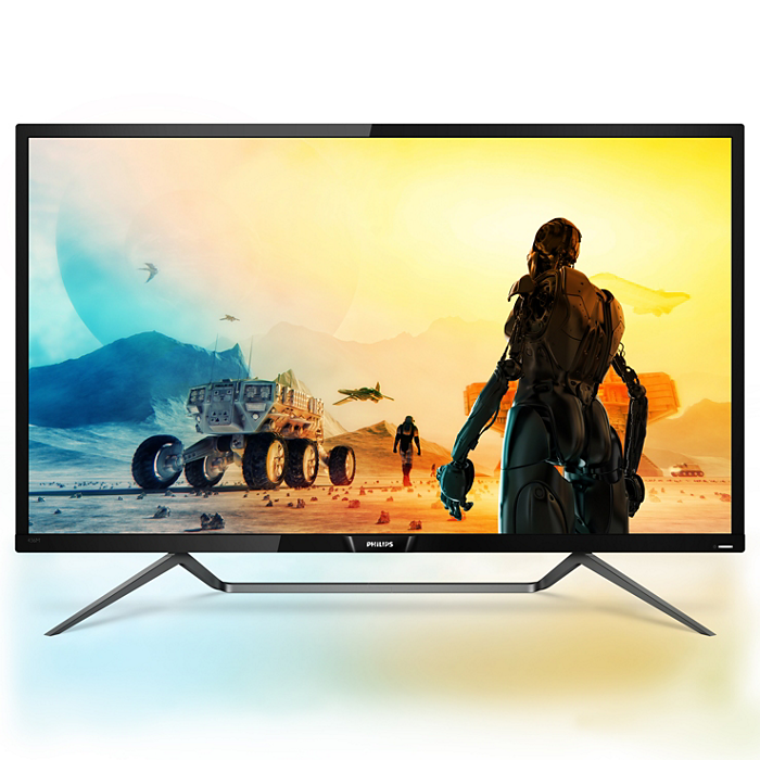 Momentum 4K HDR display with Ambiglow 436M6VBPAB/27 | Philips
